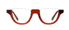 [Garnet Red Crystal Front and Temples]