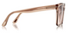 [Shiny Rose Champagne - Gradient Brown-To-Sand Lenses W. Gold Flash]
