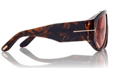 Shiny Dark Havana - "t" Logo - Orange Lenses Fw22 Adv