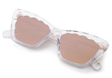 Crystal Mirrored - Amber Silver Gradient Mirrored Lens