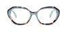 [Blue and Tortoise Front and Temples]