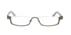 [Shiny Gunmetal Front with Clear Crystal Temples]