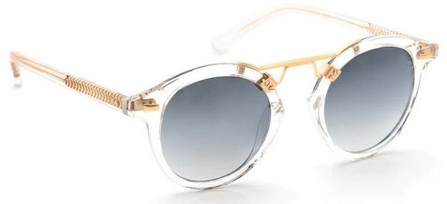 [Crystal 24K - Silver Gradient Mirrored Lens]