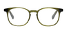 [Olive Crystal Front and Temples]