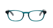 Teal Transparent Front and Temples