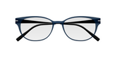 Navy Frost Face - Black Temples
