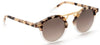 [Matte Oyster to Crystal Mirror Polarized 24K - Amber Silver Gradient Mirror Polarized Lens]