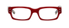 [Red Front with Black & White Tortoise Temples]