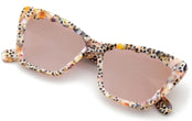 Poppy Mirrored - Amber Silver Gradient Mirrored Lens