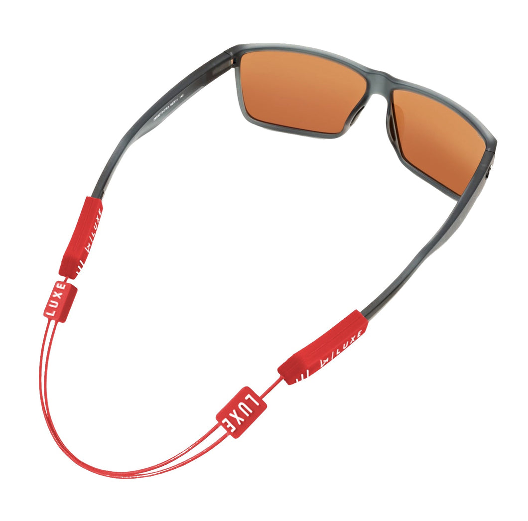 Luxe Performance Eyewear Cable Strap Red 14