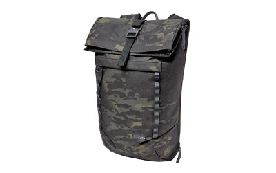 OAK VOYAGE ROLL TOP BLK MC BACKPACK.