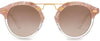 [Camellia to Crystal 24K Mirrored - Amber Silver Gradient Mirrored Lens]