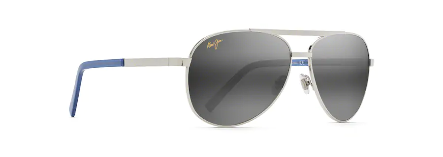 Buy Maui Jim Ohai W/Patented Polarizedplus2 Lenses Rectangular Sunglasses,  Gloss Black/Neutral Grey Polarized, Large at Amazon.in