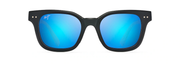 Matte Black with Grey Temples - Blue Hawaii
