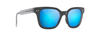 [Matte Black with Grey Temples - Blue Hawaii]