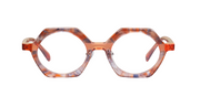 Orange Pattern Front with Orange Crystal Temples
