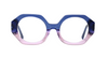 [Violet and Pink Crystal Front and Temples]
