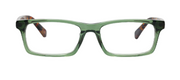 Green Crystal Front with Tortoise Temples
