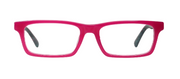  Fuschia Front and Pink with Teal Zebra Temples