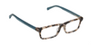 [Vanilla Tortoise Front and Milky Grey-Blue Temples]