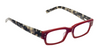 [Red Front with Black & White Tortoise Temples]