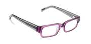 Purple Crystal Front with Grey Crystal Temples