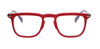 [Matte Red Front and Metal Temples]