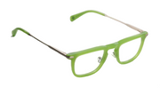  Matte Green Apple Front and Metal Temples