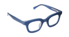 [Triple-Layered Blue Front and Temples]