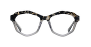 Tortoise with Grey Crystal Front and Grey Temples