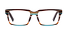 [Teal - Orange and Maroon Stripe Front and Maroon Temples]
