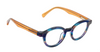 [Purple and Orange Multicolor Front with Orange Crystal Temples]