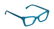 Triple-Layered Teal Front and Temples