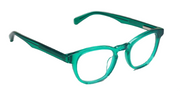 Emerald Green Crystal Front and Temples