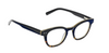 [Demi tortoise front with black temples]