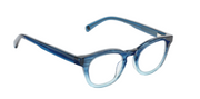 Blue Fade Crystal Front with Blue Temples