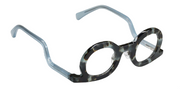 Blue Tortoise Front and Grey-Blue Temples