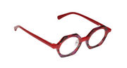 Red Pattern Front with Red Temples