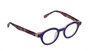 Layered Purple and Pink Front and Purple Zebra Temples